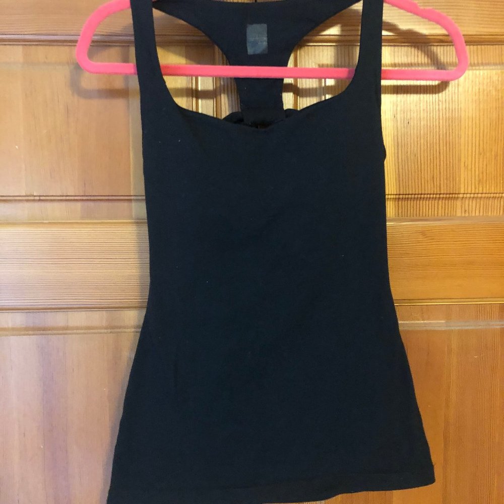 Lucy Black Yoga Top